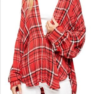 Free People button down